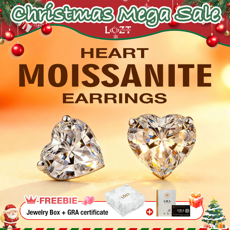 Gold And Diamond Stud Earrings