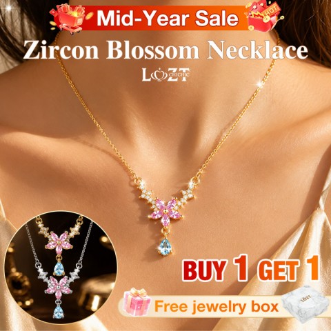 Zircon Blossom Necklace