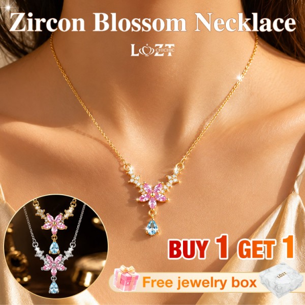 Zircon Blossom Necklace