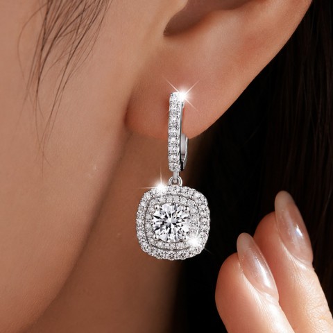 Geometric Drop Earrings Set