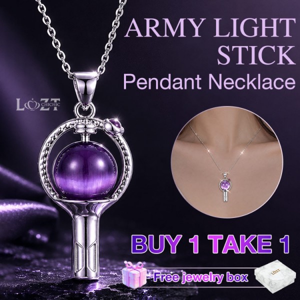 Army Light Stick Pendant Necklace
