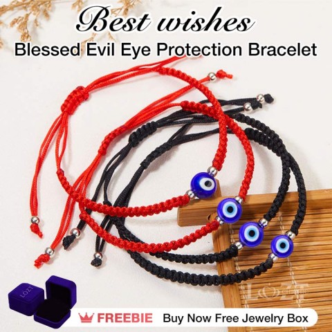 Blessed Evil Eye Protection Bracelet