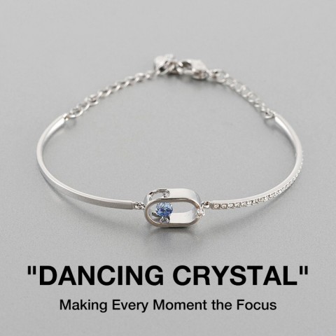 Sparkling Dance moissanite bracelet