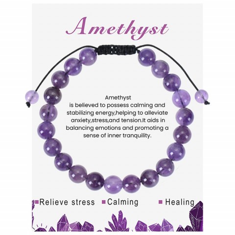 natural birthstone bracelet