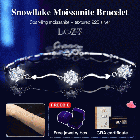 Snowflake Moissanite Bracelet