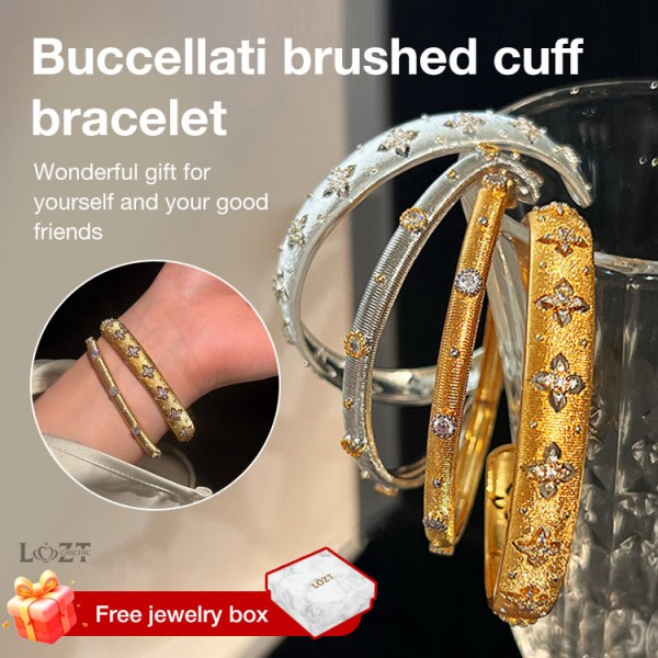 Buccellati brushed cuff bracelet