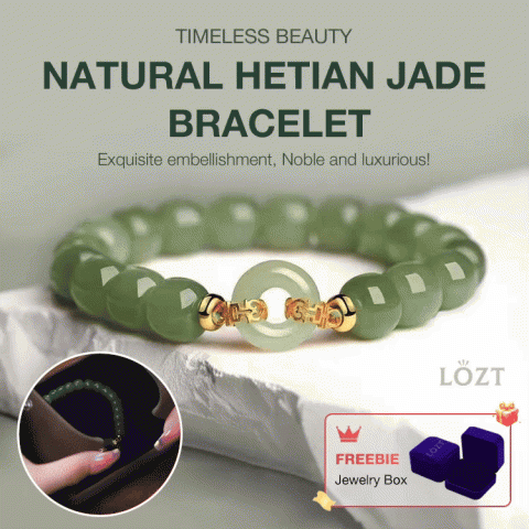 Natural Hetian Jade Bracelet