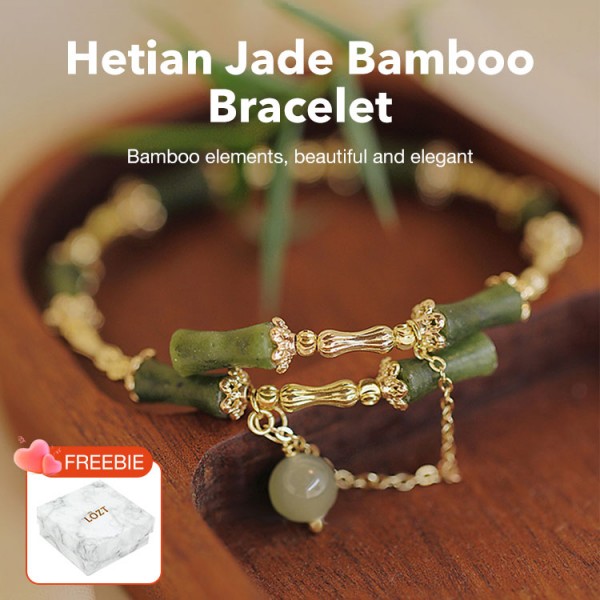 Hetian Jade Bamboo Bracelet