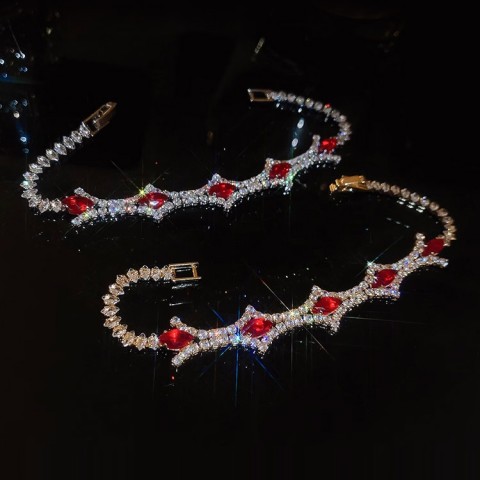 Red diamond bracelet