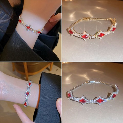 Red diamond bracelet