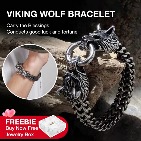 Viking Wolf Bracelet