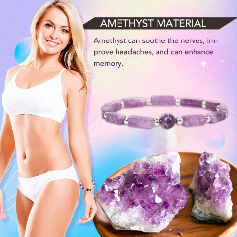 Natural Amethyst Bracelet