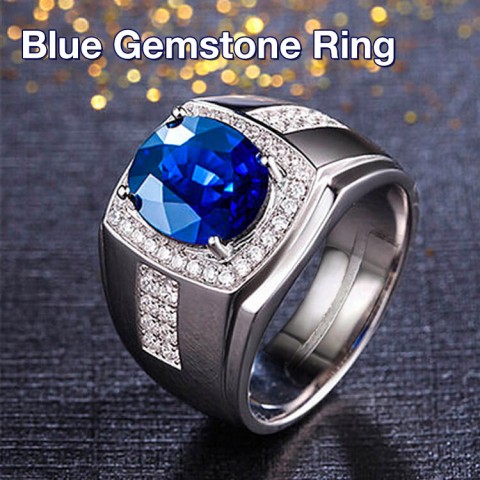 Blue Gemstone Ring