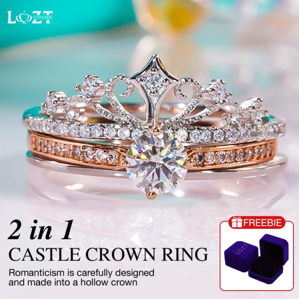 castle crown ring