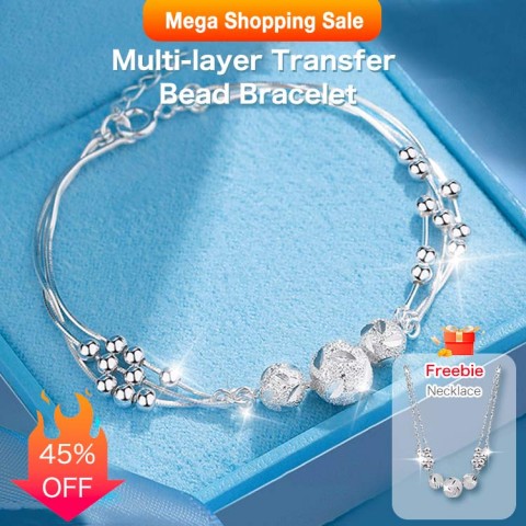 Multi-layer Transfer Bead Bracelet