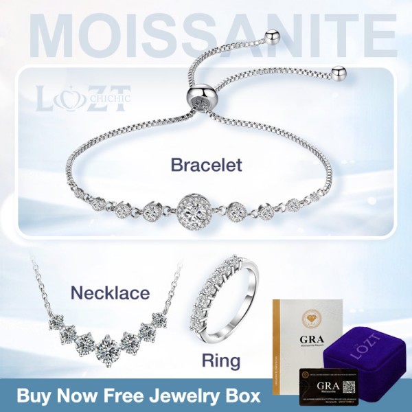 Seven Princesses Moissanite Jewelry