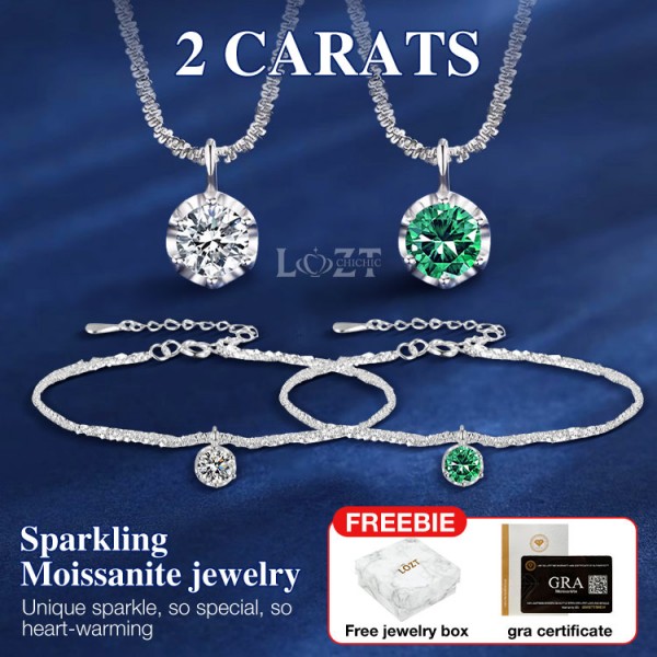 Sparkling Moissanite jewelry..