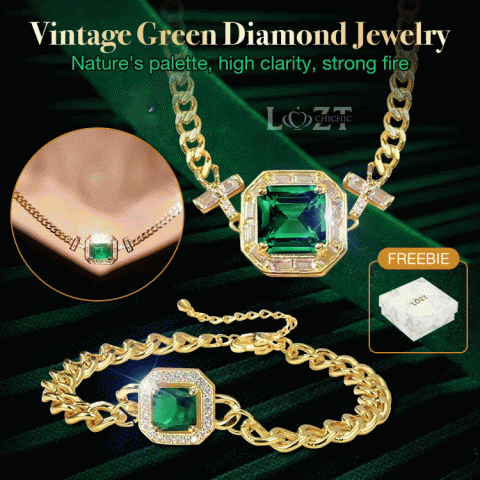 Vintage Green Diamond Jewelry