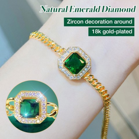 Vintage Green Diamond Jewelry