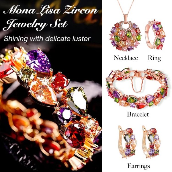 Mona Lisa Zircon Jewelry Set..