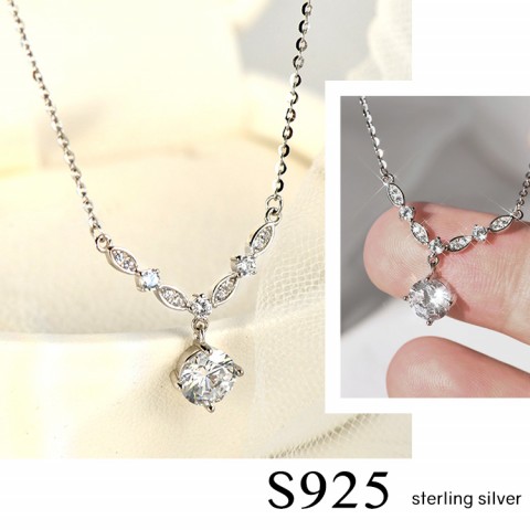 Full Diamond Personality Brilliant Necklace