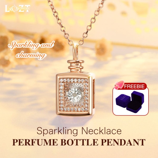 Smart Perfume Bottle Pendant Necklace..