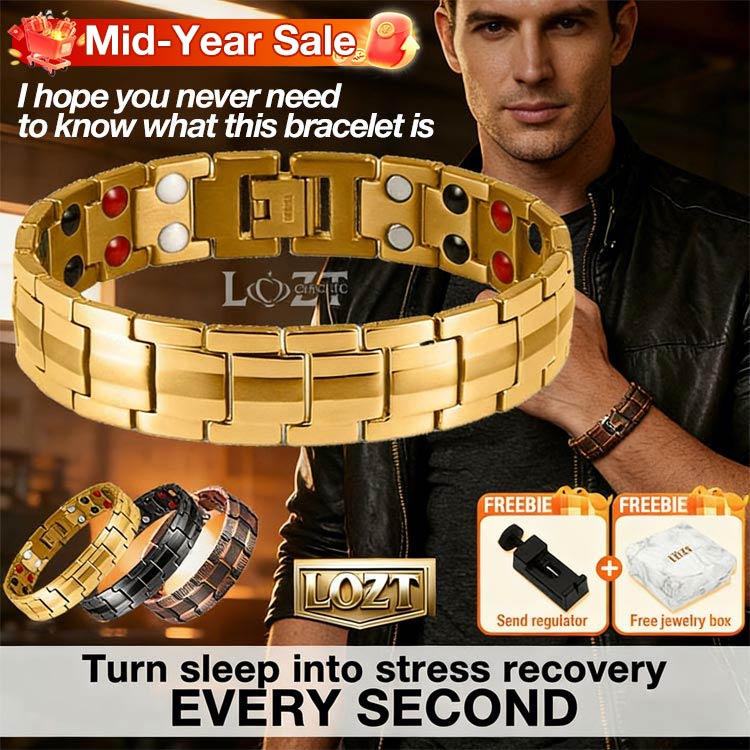 Mid-Year Mega Sale - Cross Double Row Magnetic Bracelet - Found your stress-relief secret, Magnetic Wellness Boost	
