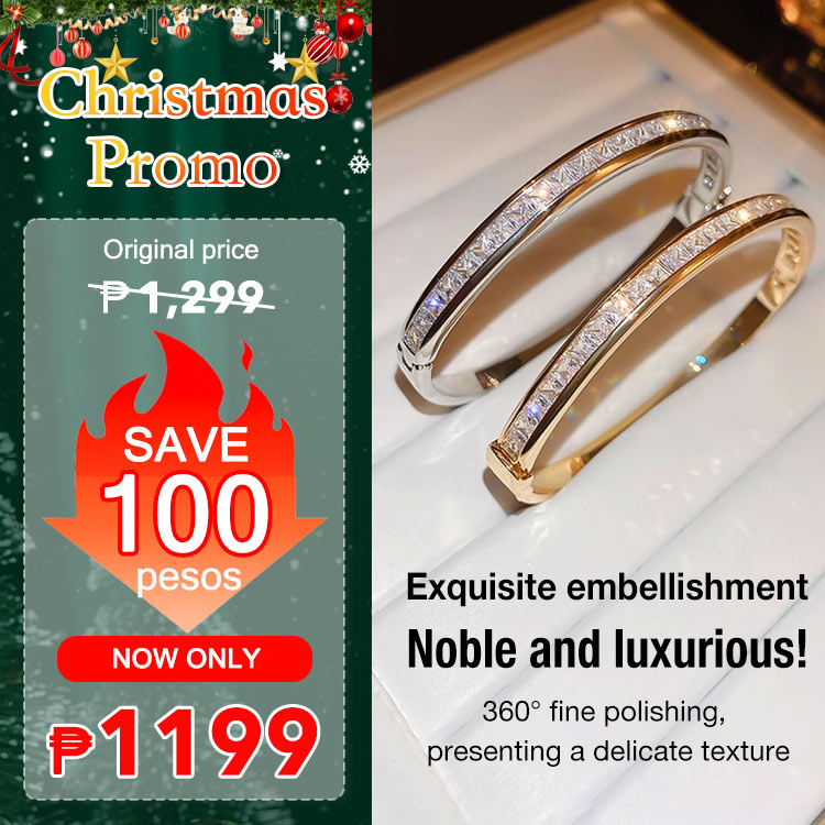 Christmas promotion - Second one only ₱699 - Luxury Moissanite starry bracelet-Free gift box-GRA Certified. 