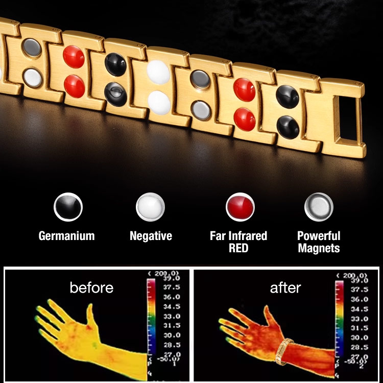 Fathers Day Sale - Cross Double Row Magnetic Bracelet - Found your stress-relief secret, Magnetic Wellness Boost