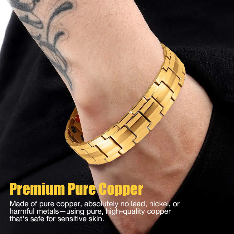 Fathers Day Sale - Cross Double Row Magnetic Bracelet - Found your stress-relief secret, Magnetic Wellness Boost