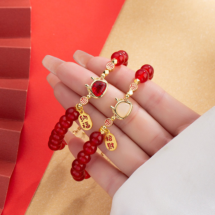 8-3 Women Day Promotion-Jade Dragon Bracelet-Jade nourishes people and brings peace, health and wealth