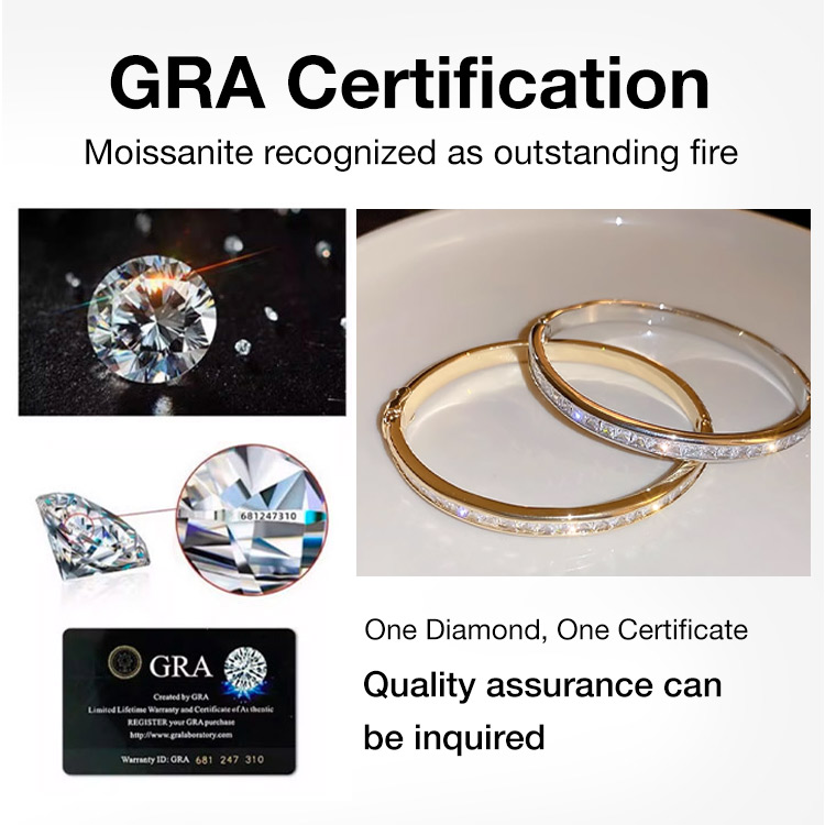 Christmas promotion - Second one only 699 - Luxury Moissanite starry bracelet-Free gift box-GRA Certified. 