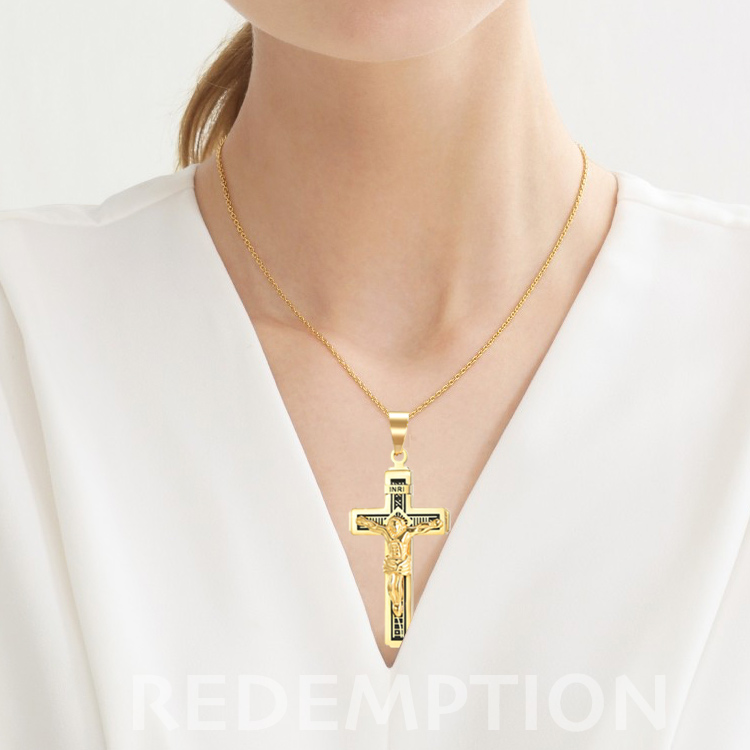 Jesus Cross Pendant Necklace